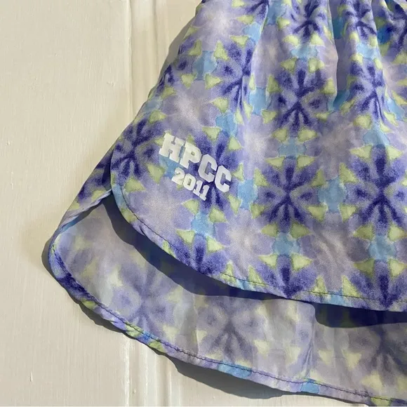 🆕 BOA Athletic / Running Shorts - Mosaic Pattern of Purples &amp; Blues