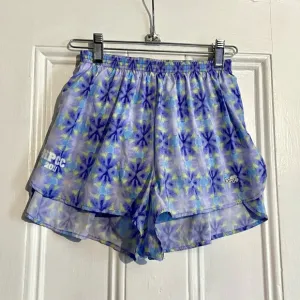 🆕 BOA Athletic / Running Shorts - Mosaic Pattern of Purples &amp; Blues