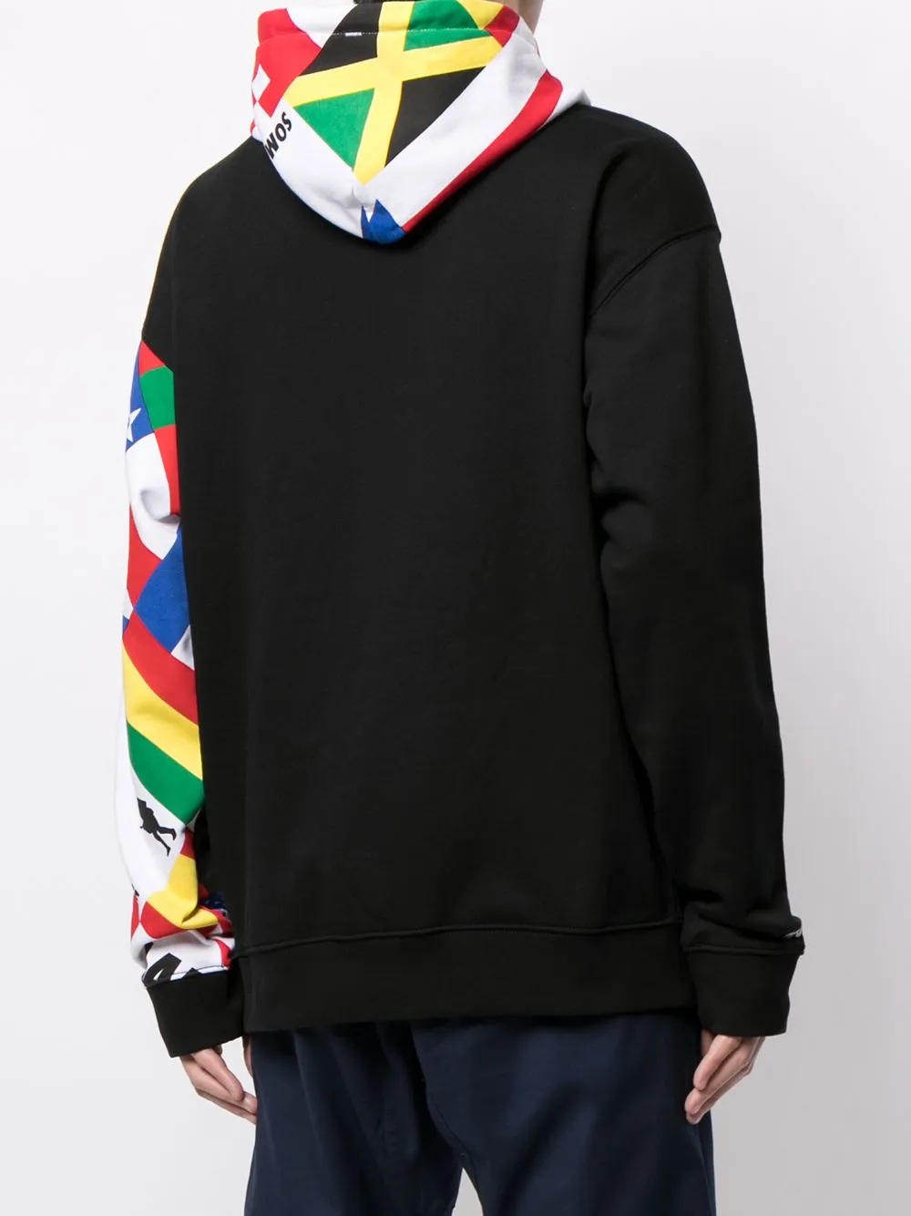 AAPE BY *A BATHING APE® oversized patchwork print hoodie