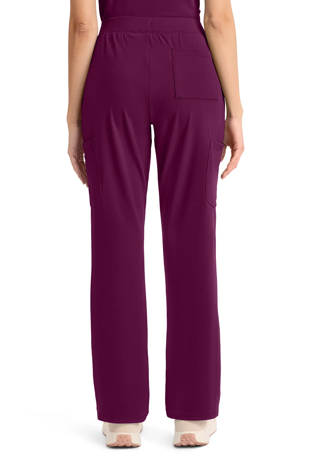 Achieve CK096 Women's 5 Pocket Straight Leg Pant Wild Mulberry