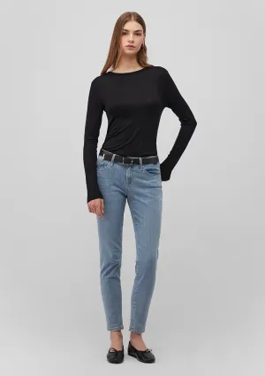 Ada Mid Blue Denim Jean Pants