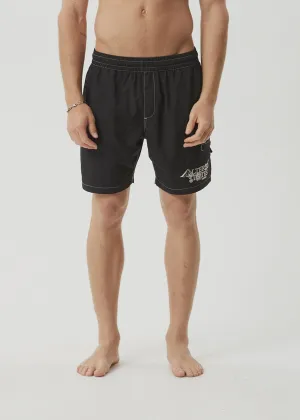 Afends Deep State- Baywatch Swim Short 18 Inch