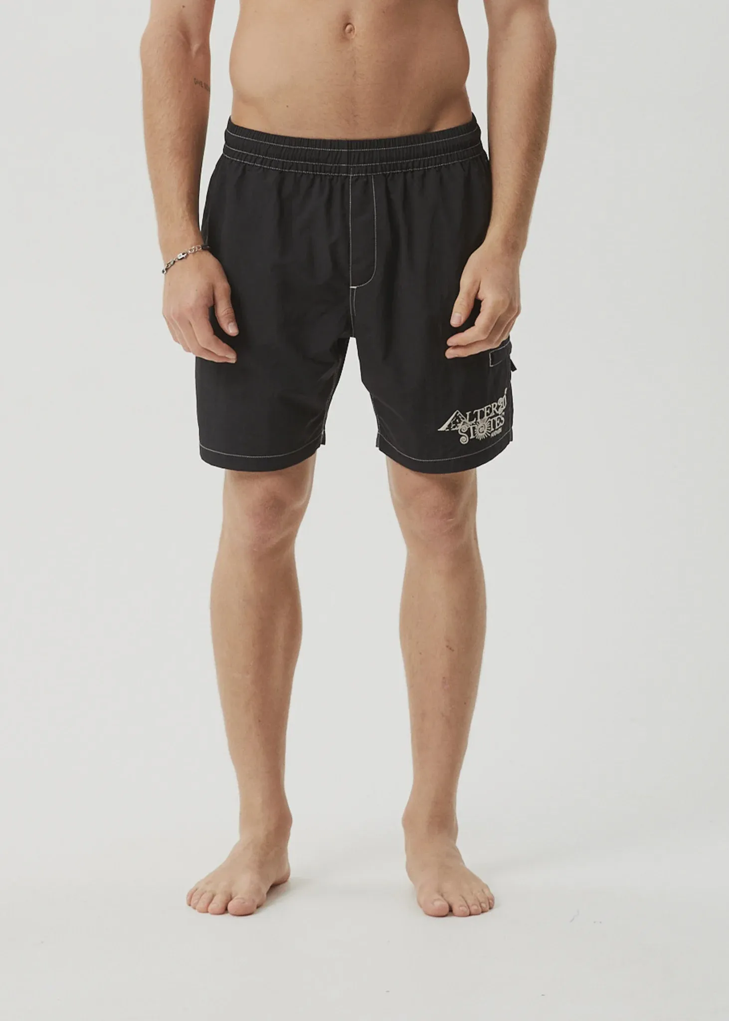 Afends Deep State- Baywatch Swim Short 18 Inch