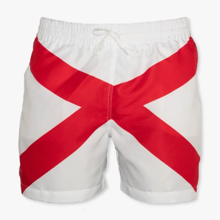 Alabama State Flag Swim Trunks