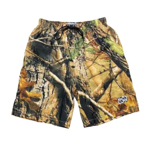 All Bad Microfiber Shorts - Tree Camo