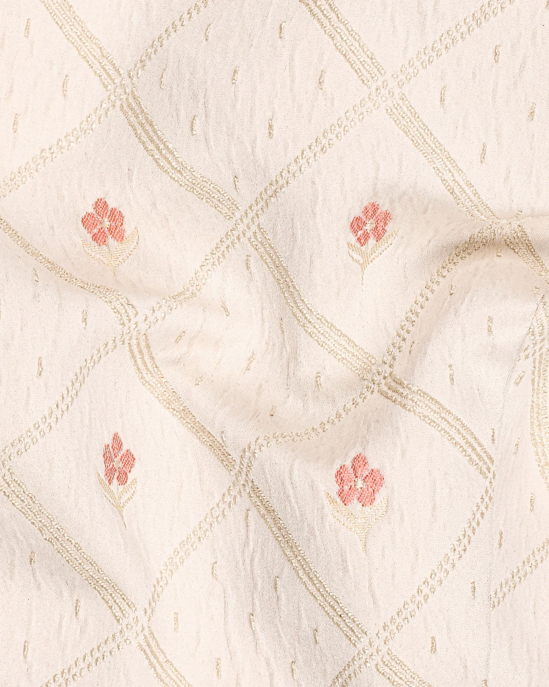 Almond-Tony’s Pink Jacquard Nehru Jacket