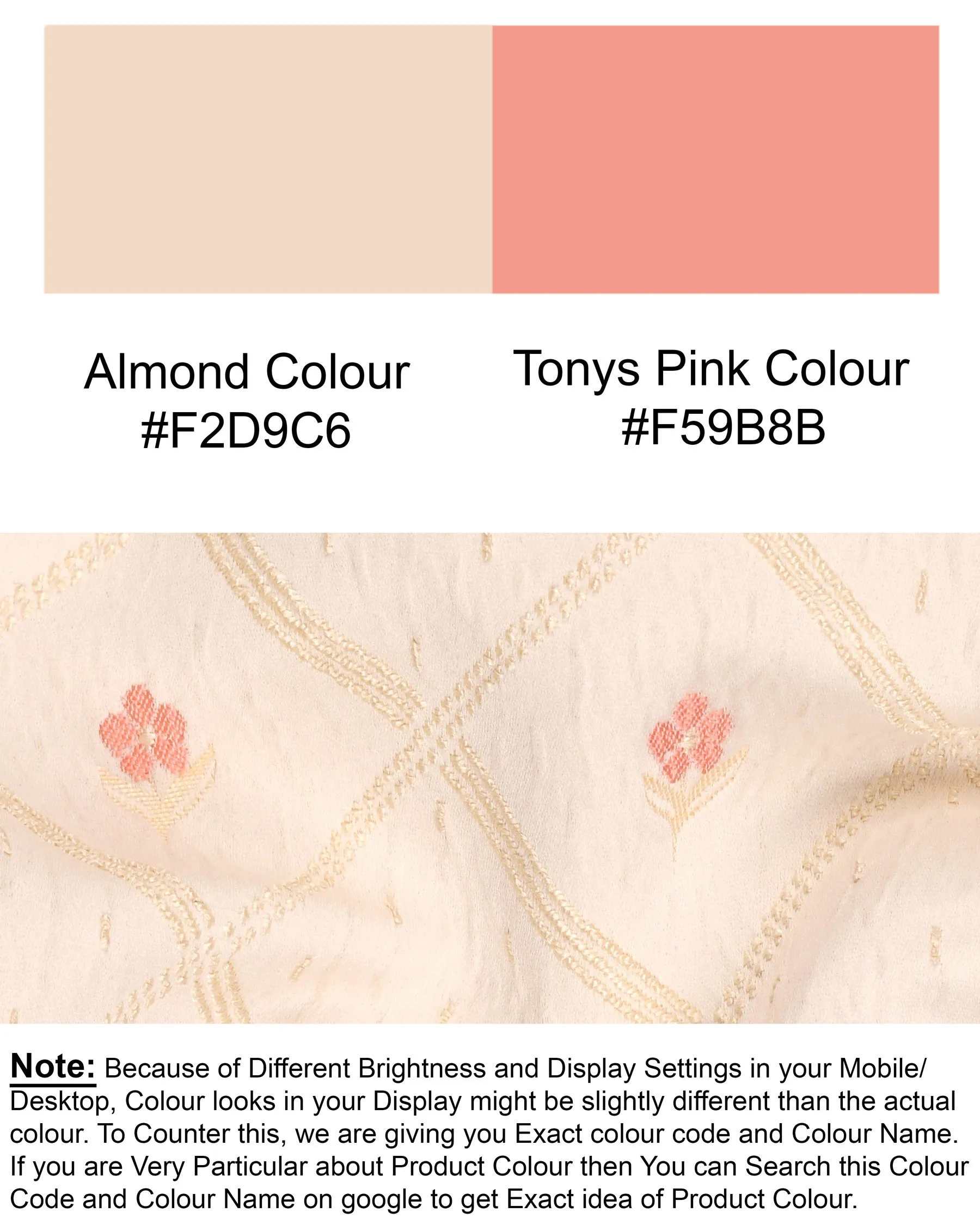 Almond-Tony’s Pink Jacquard Nehru Jacket