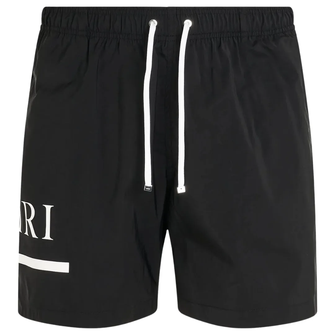 Amiri Mens PXMSB003 001 Swim Shorts Black