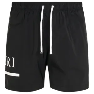 Amiri Mens PXMSB003 001 Swim Shorts Black