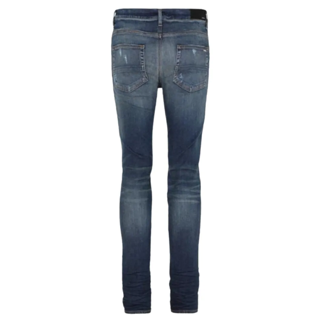 Amiri Slim Fit Slash Deep Classic Blue Denim Jeans