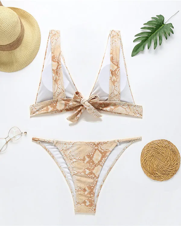 Animal Print Bikini Sets