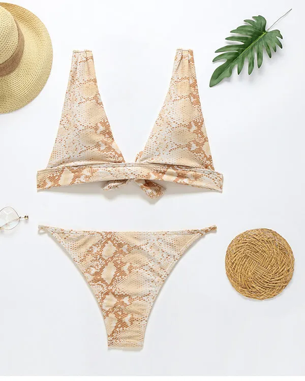 Animal Print Bikini Sets