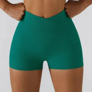 Anti-Glare Stretch Yoga Shorts