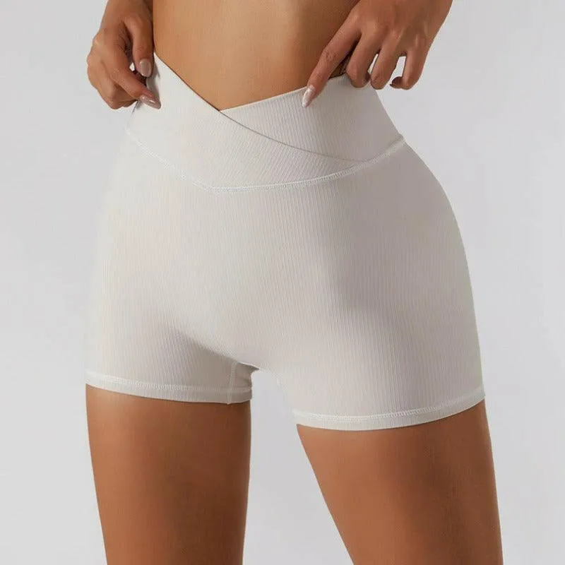 Anti-Glare Stretch Yoga Shorts