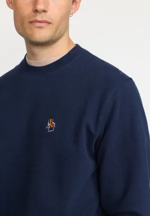 Application Sweatshirt / 2787 CHA - Navy-melange