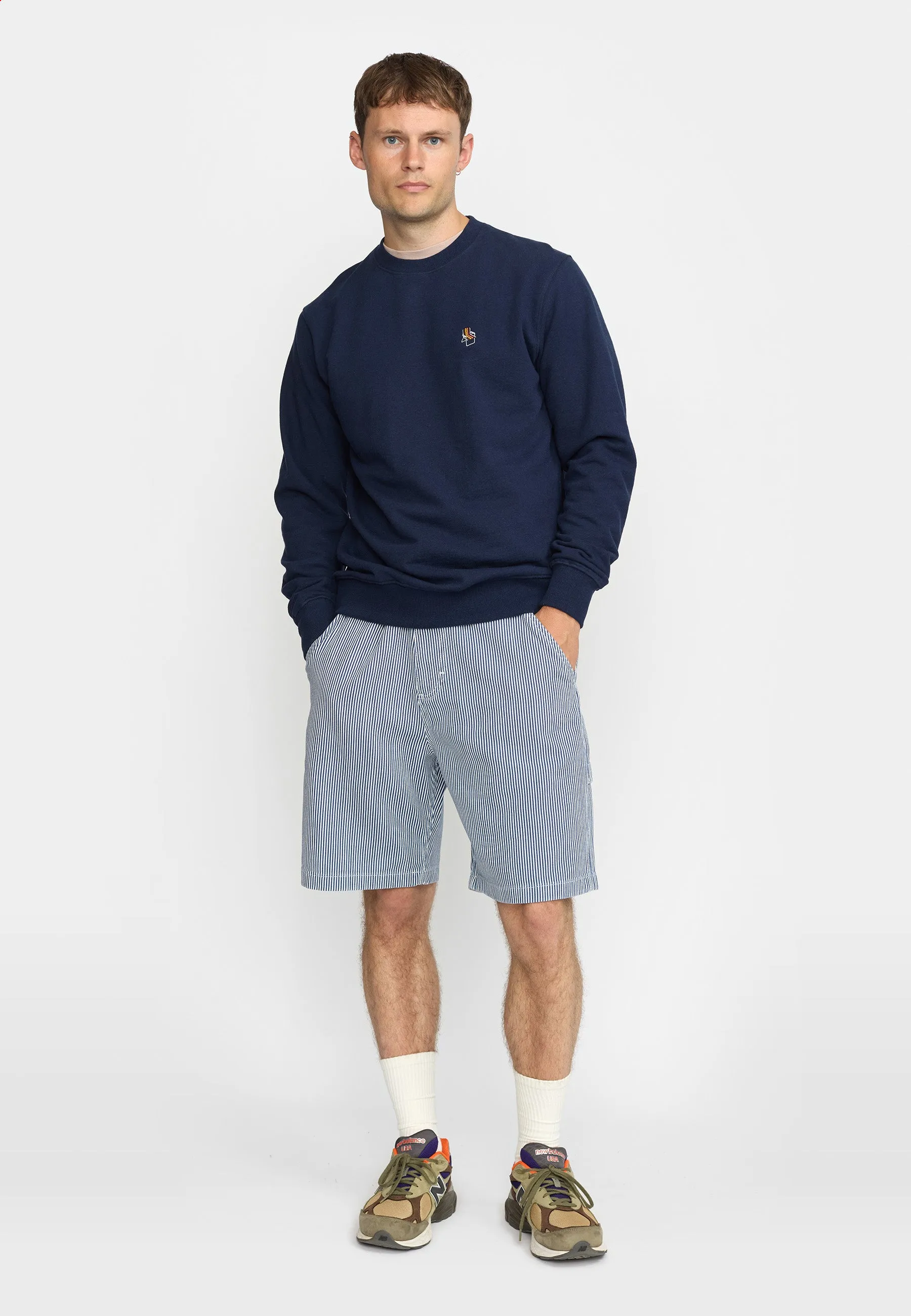 Application Sweatshirt / 2787 CHA - Navy-melange