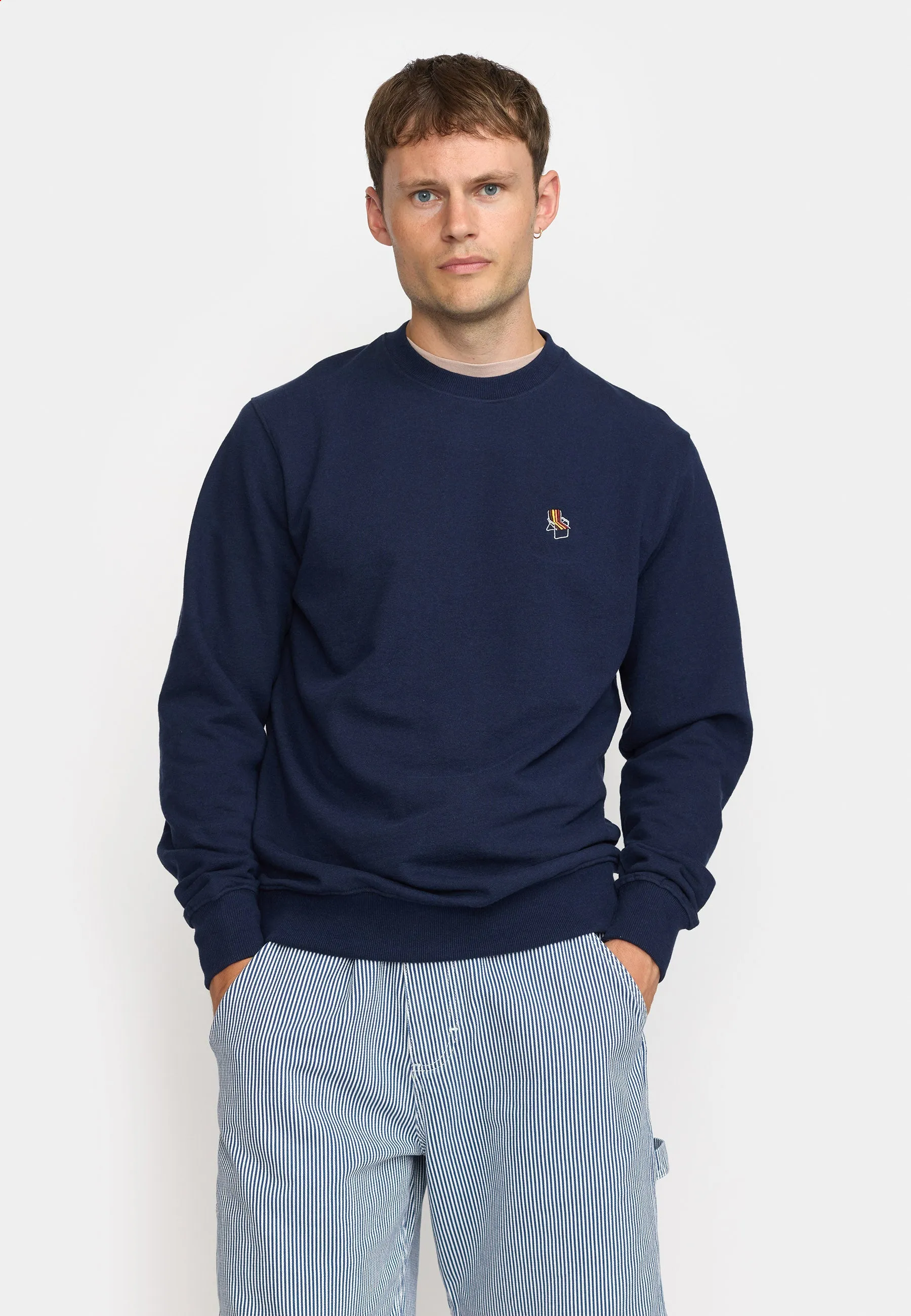 Application Sweatshirt / 2787 CHA - Navy-melange