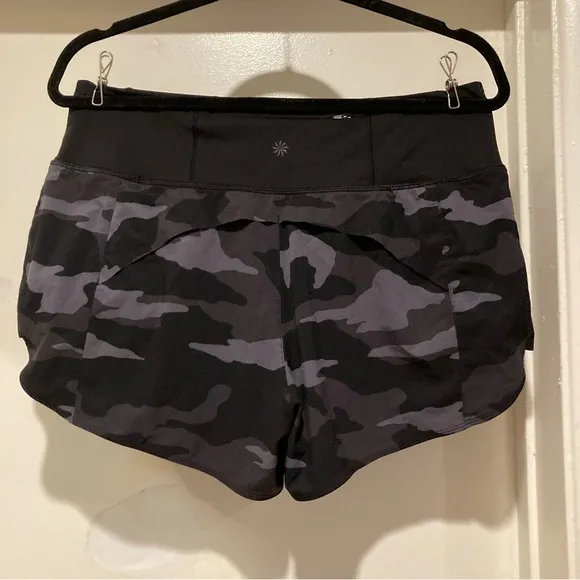 Athleta Running Free 3” Camo Shorts Athletic Shorts