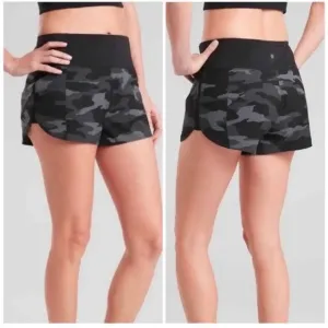 Athleta Running Free 3” Camo Shorts Athletic Shorts