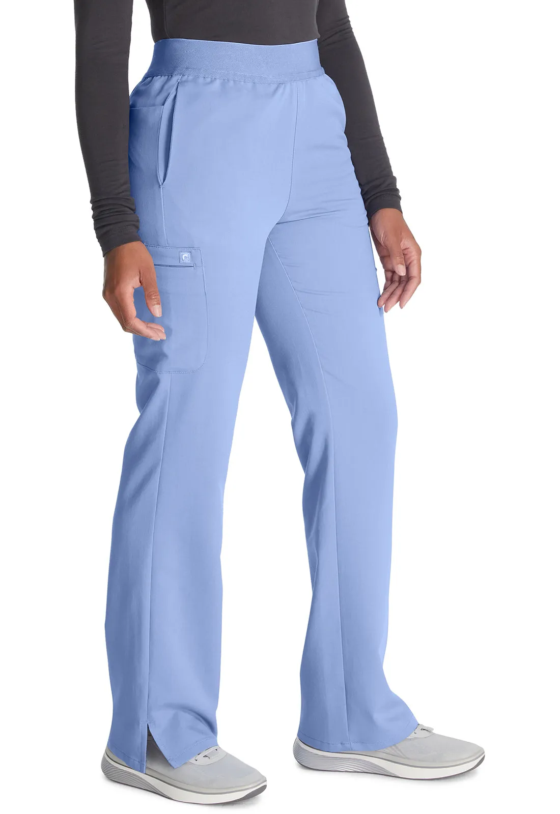 Atmos CK136A Mid Rise Pull-on Straight Leg Pants Blissful Sky