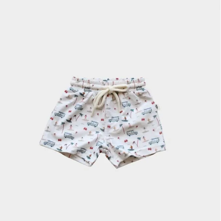 Babysprouts Boy's Swim Shorts in Surf