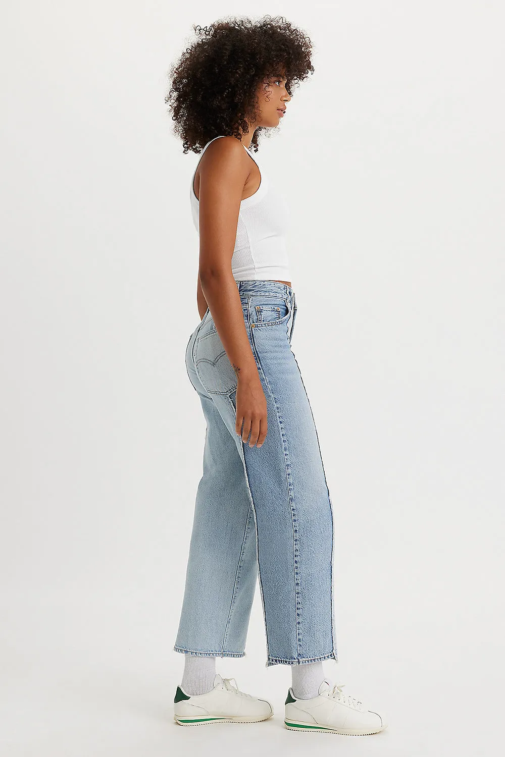 Baggy Dad Recrafted Jeans Novel Notion Medium Wash