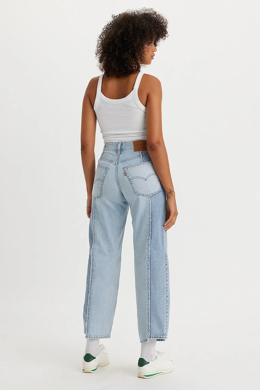 Baggy Dad Recrafted Jeans Novel Notion Medium Wash