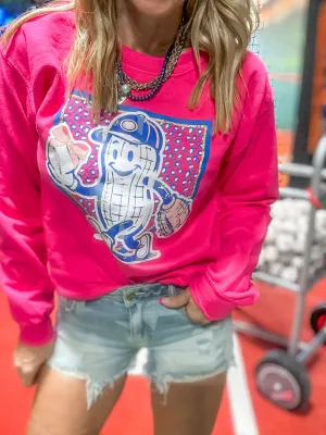 Ballpark Peanuts Graphic Crewneck Sweatshirt