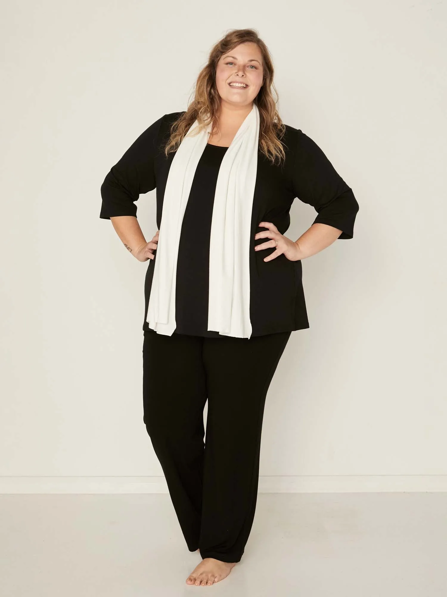 Bamboo Straight Leg Pant 2.0 - Black