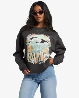 Billabong Women's Waves Are Calling Crewneck