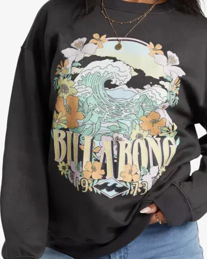 Billabong Women's Waves Are Calling Crewneck
