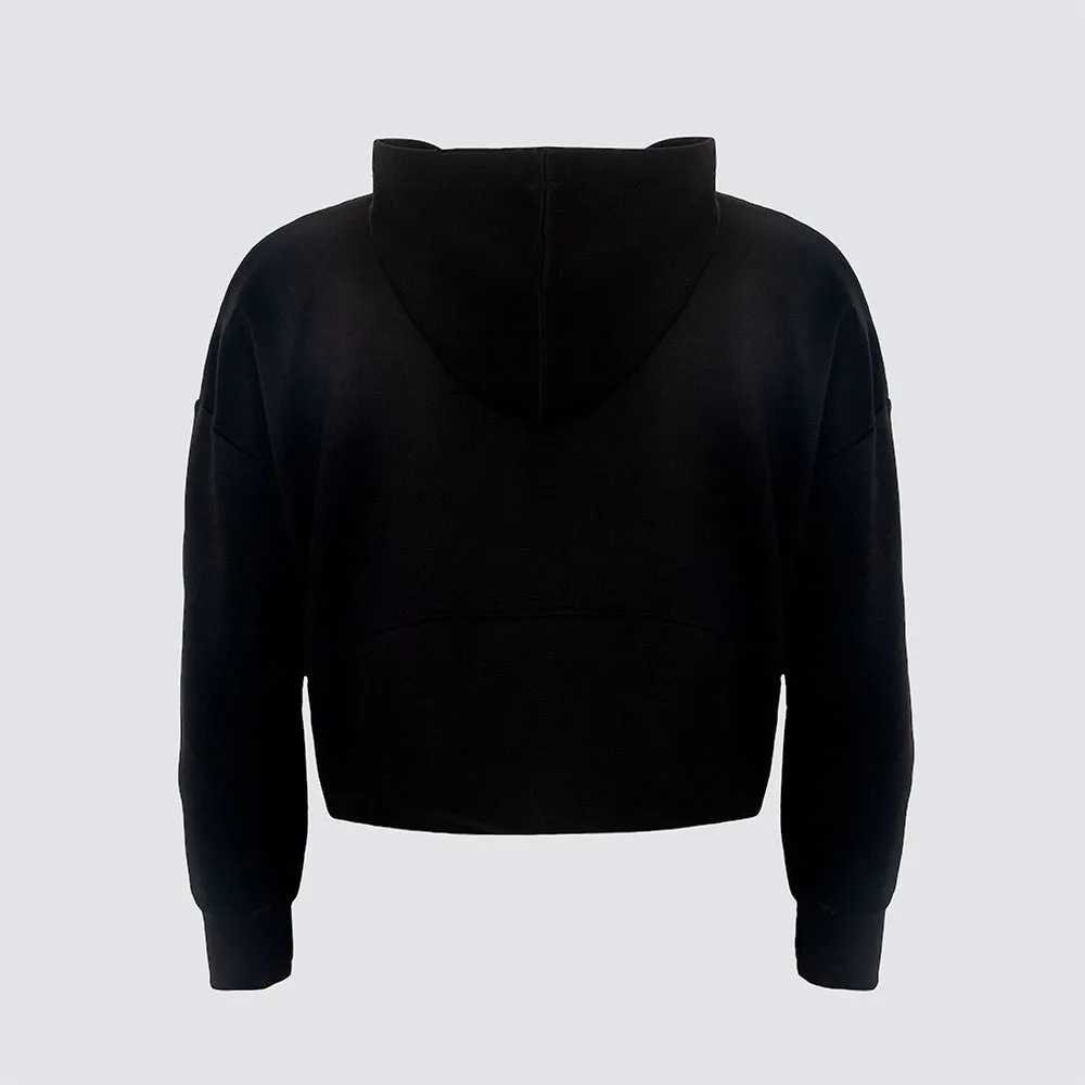Black 1/2 Zip Hoodie