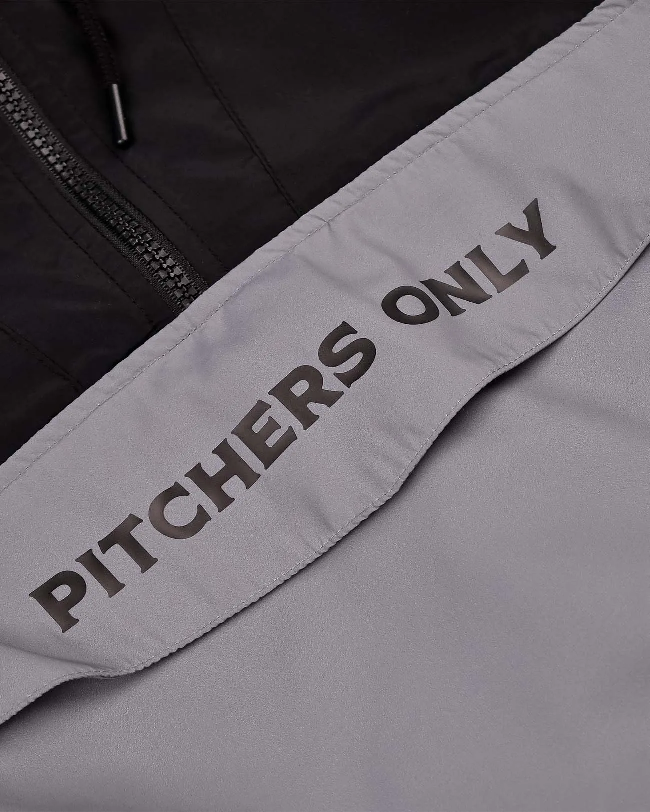 Black/Charcoal Gray Windbreaker