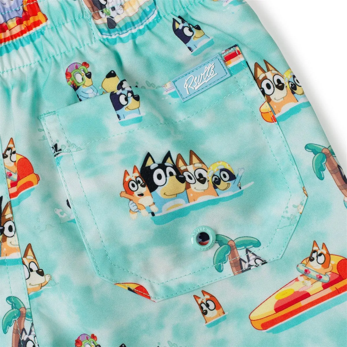 Bluey "Everybody in the Pool" – Preschooler Hybrid Shorts