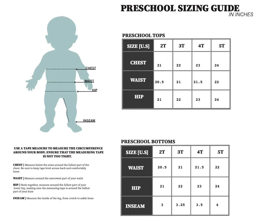 Bluey "Everybody in the Pool" – Preschooler Hybrid Shorts