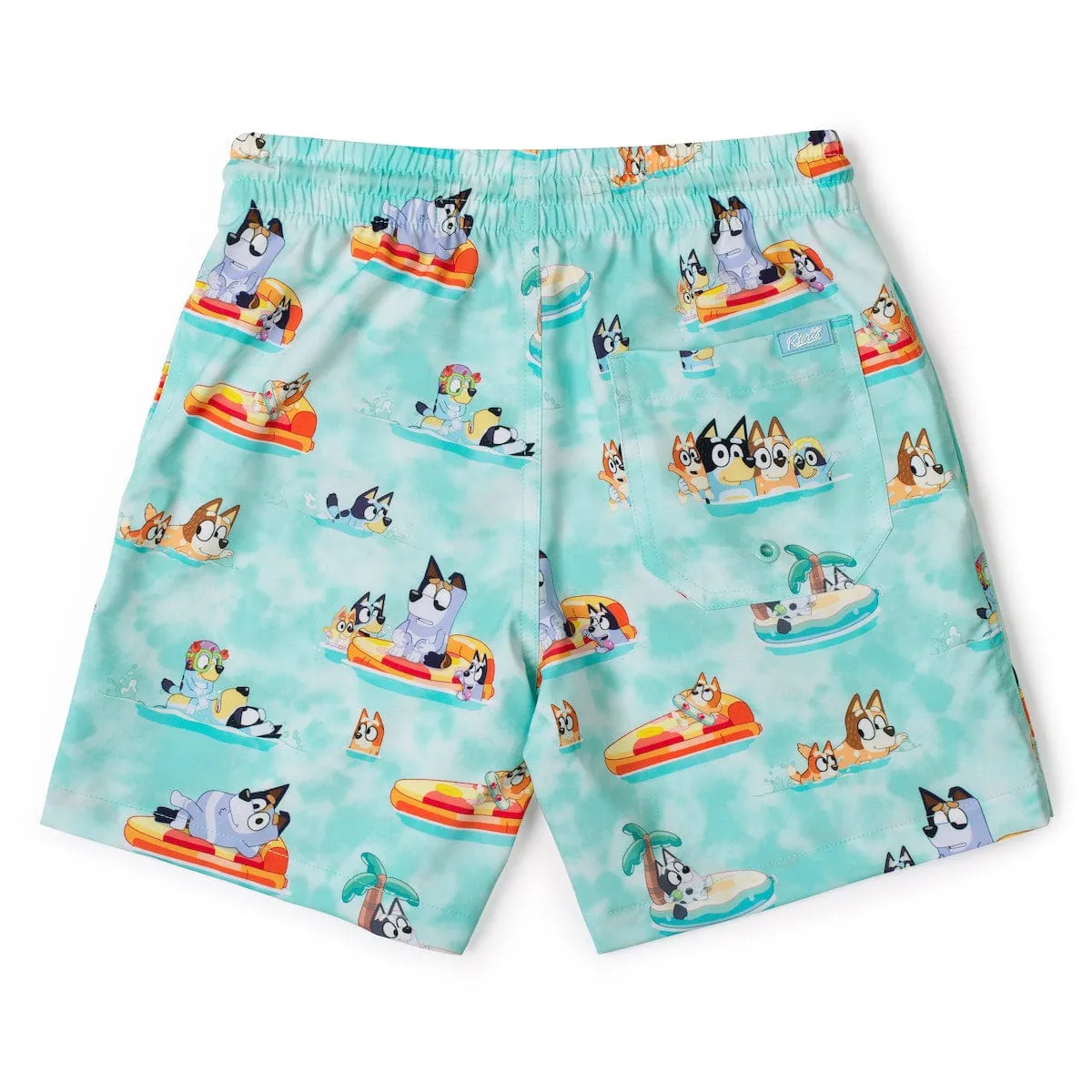 Bluey "Everybody in the Pool" – Youth Hybrid Shorts