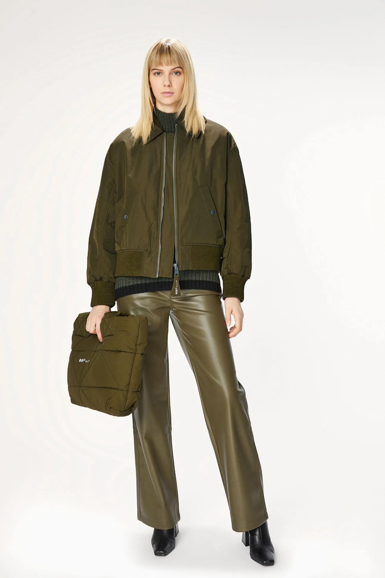 Bomber Jacket in Verde
