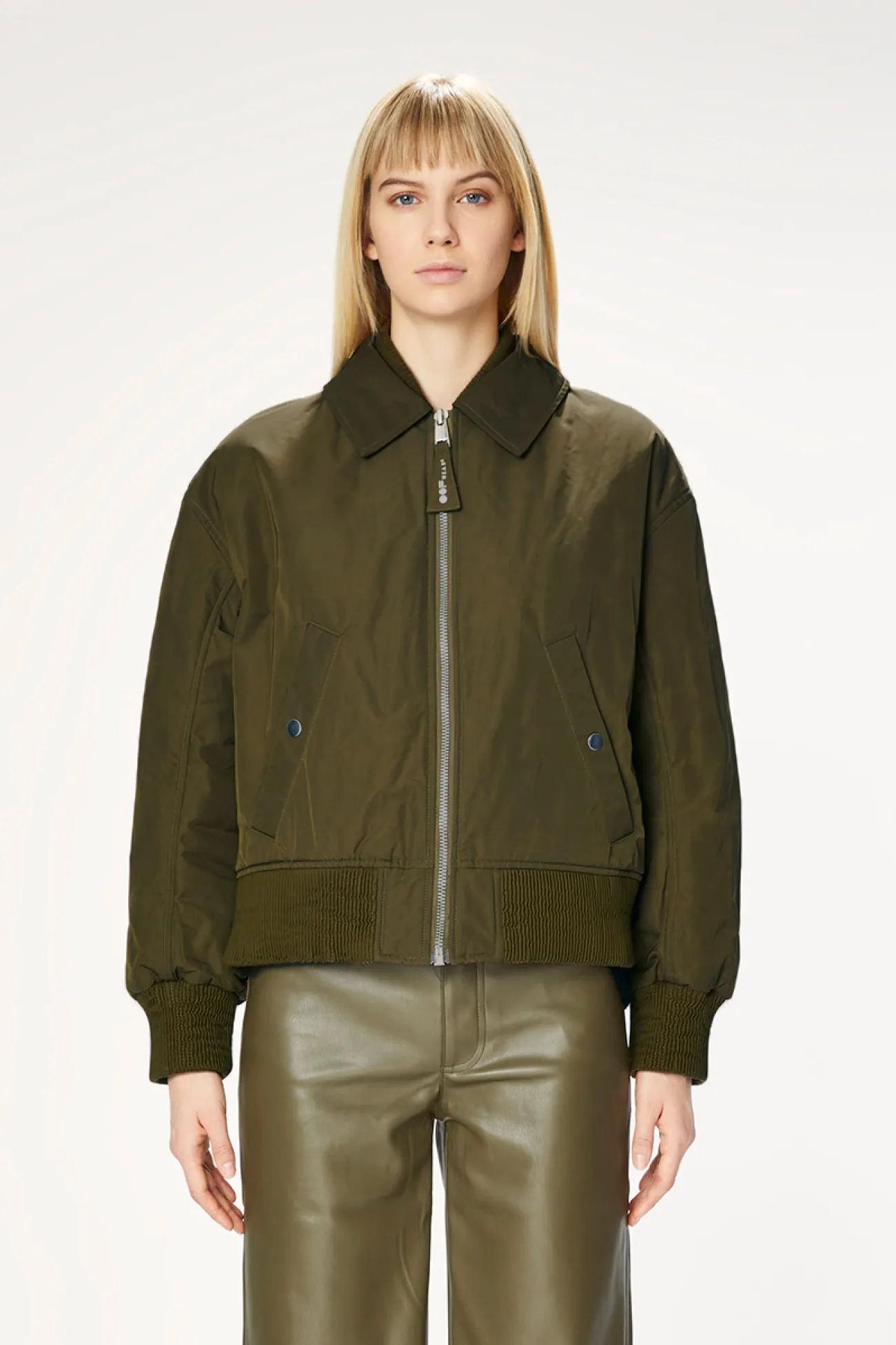 Bomber Jacket in Verde