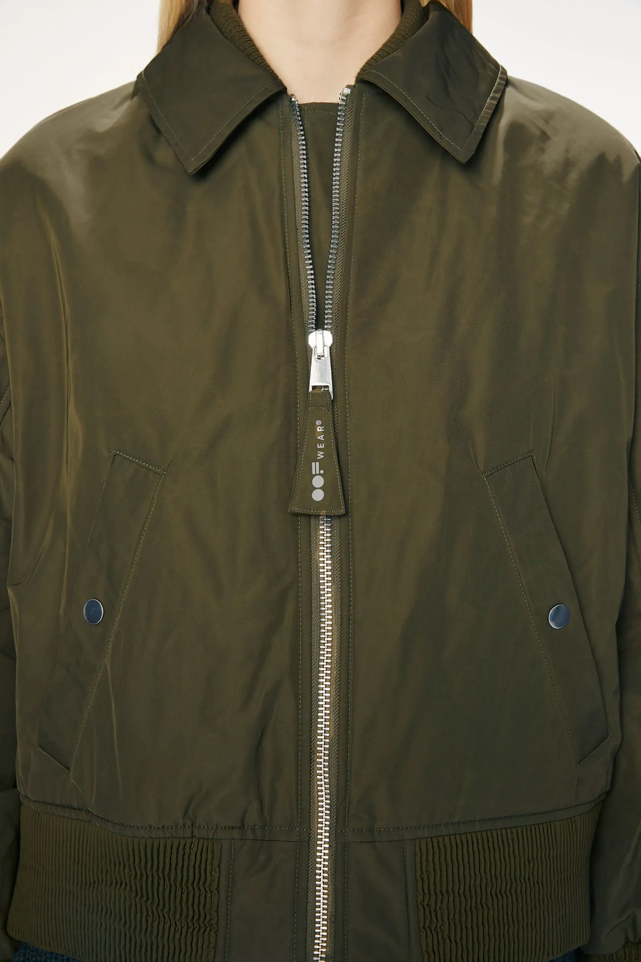 Bomber Jacket in Verde