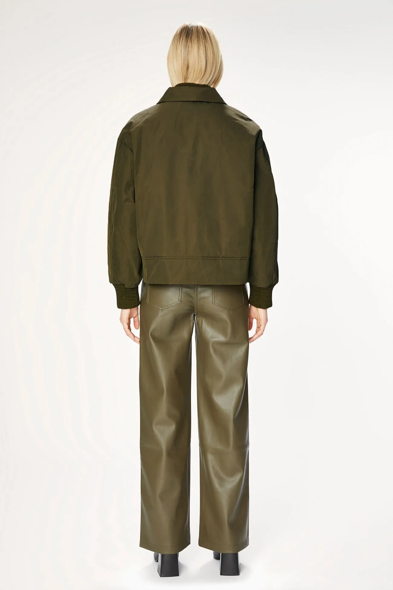 Bomber Jacket in Verde