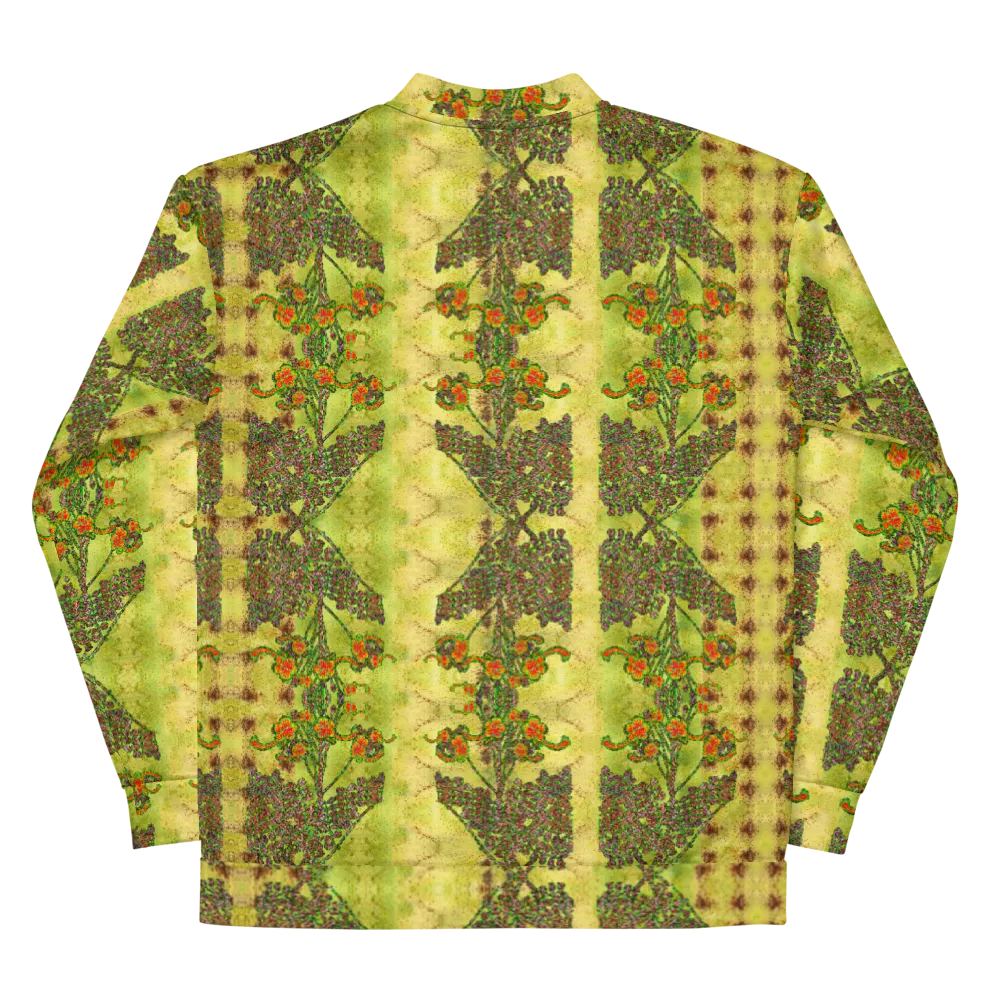 Bomber Jacket (Unisex)(WindSong Flower) RJSTH@Fabric#2 RJSTHW2022 RJS