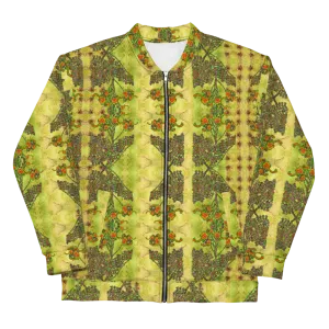 Bomber Jacket (Unisex)(WindSong Flower) RJSTH@Fabric#2 RJSTHW2022 RJS