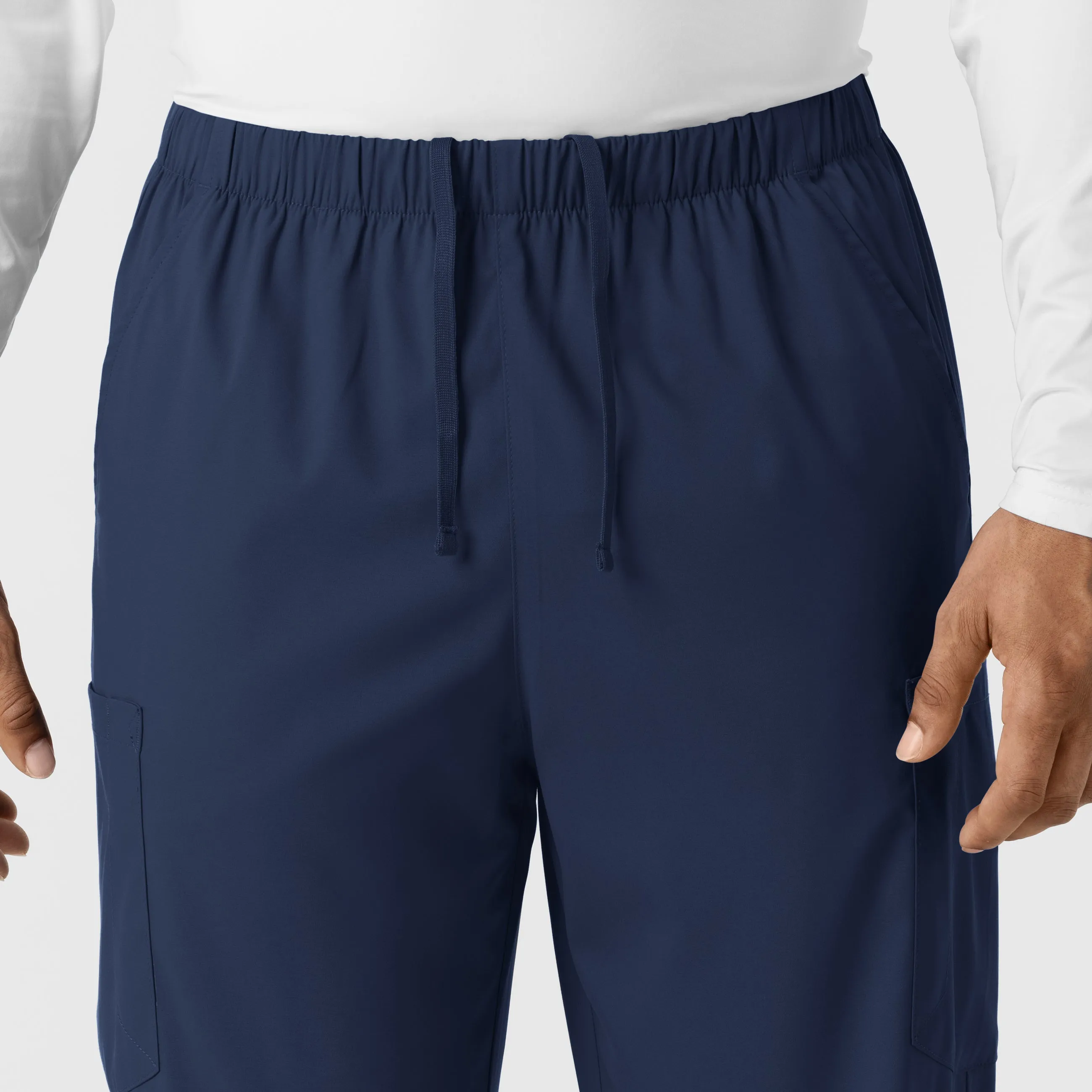 Boundless 5051 Unisex Straight Leg Scrub Pants Navy