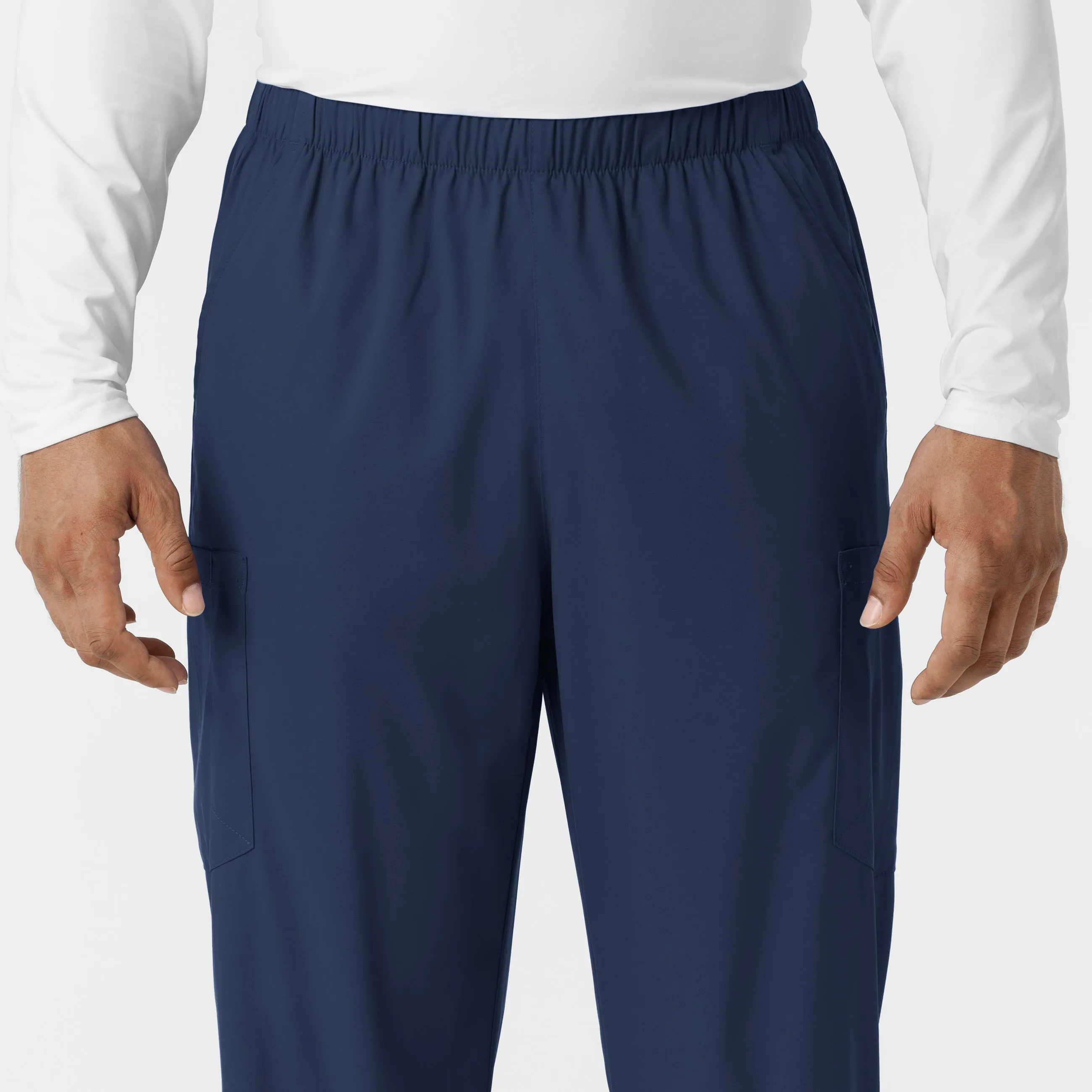 Boundless 5051 Unisex Straight Leg Scrub Pants Navy