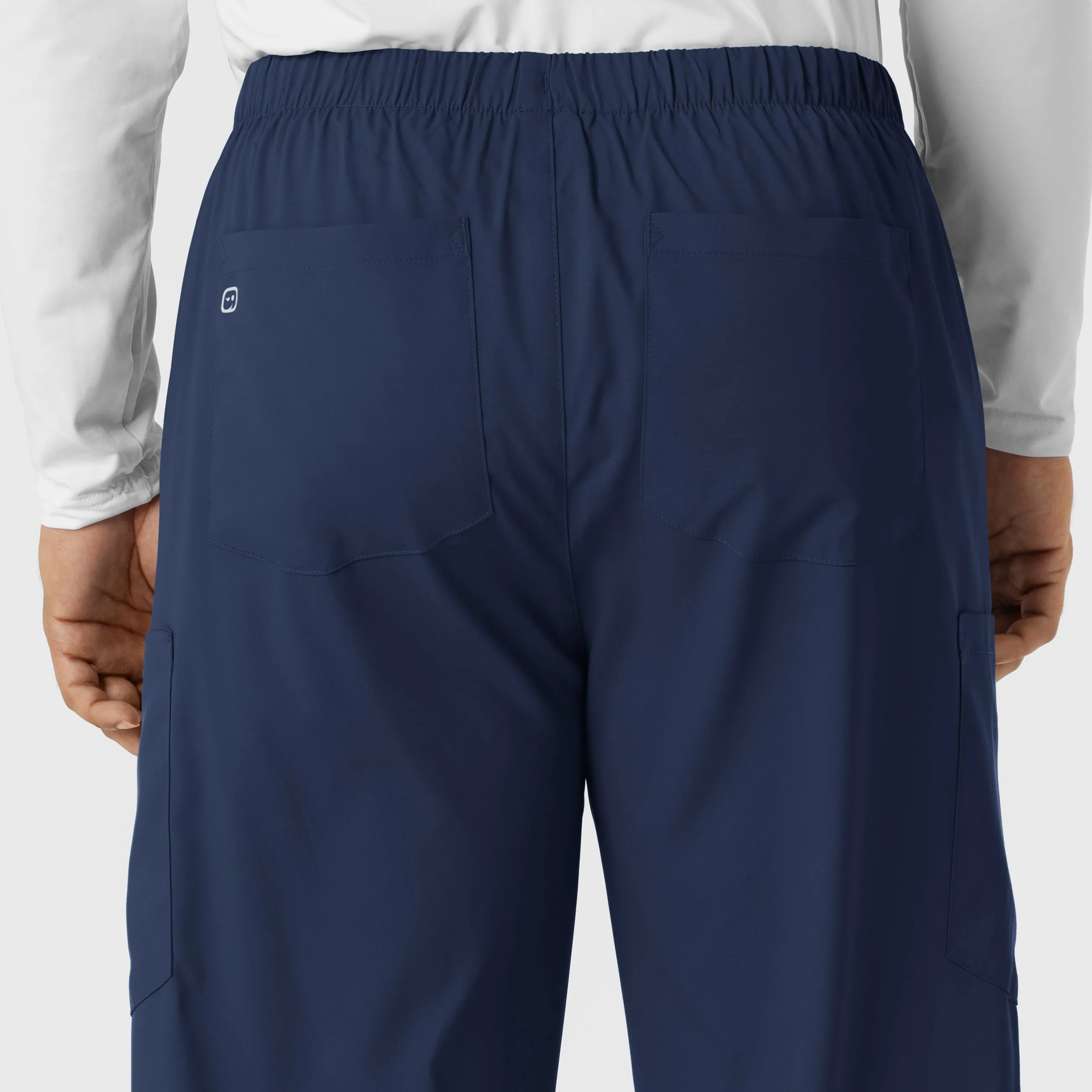 Boundless 5051 Unisex Straight Leg Scrub Pants Navy