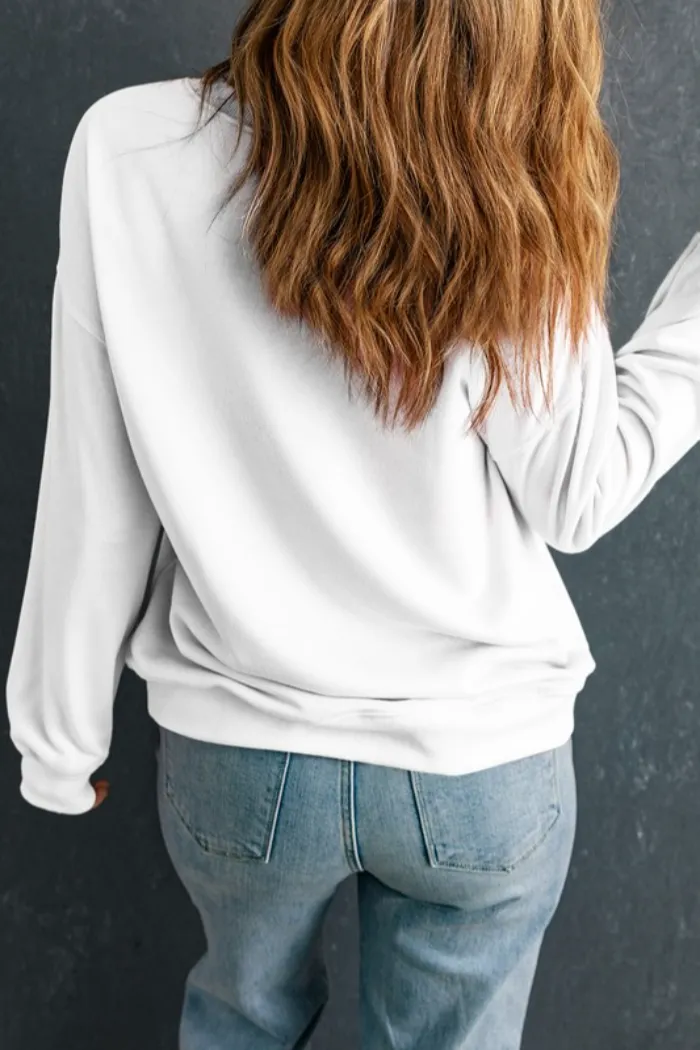 Bow Graphic Sweatshirt