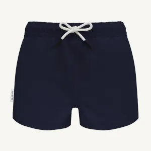 Boy UV Swim Short Navy Blue - solid