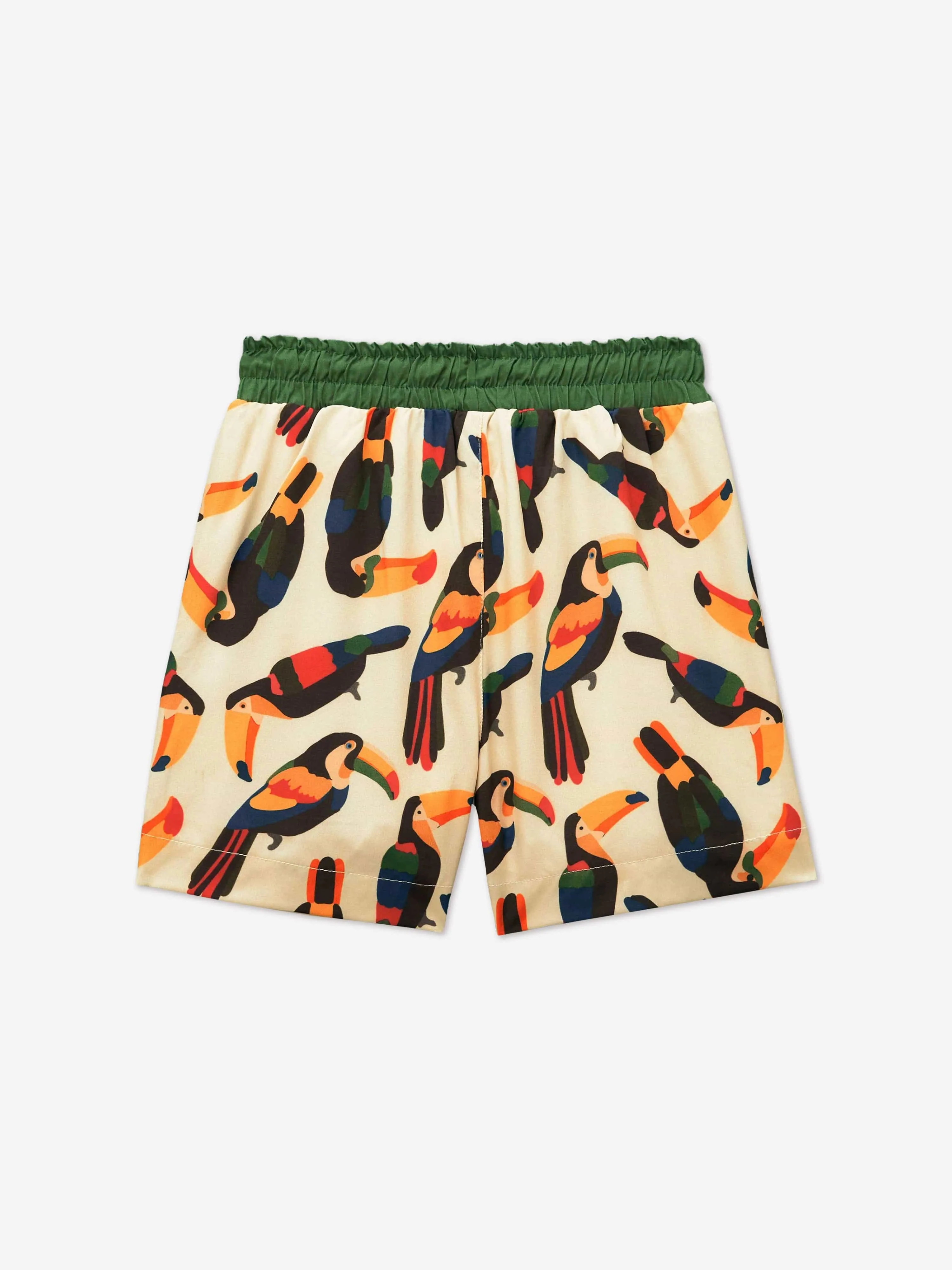 Boys Toucan Swim Shorts in Beige (UPF50 )