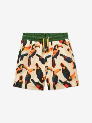 Boys Toucan Swim Shorts in Beige (UPF50 )