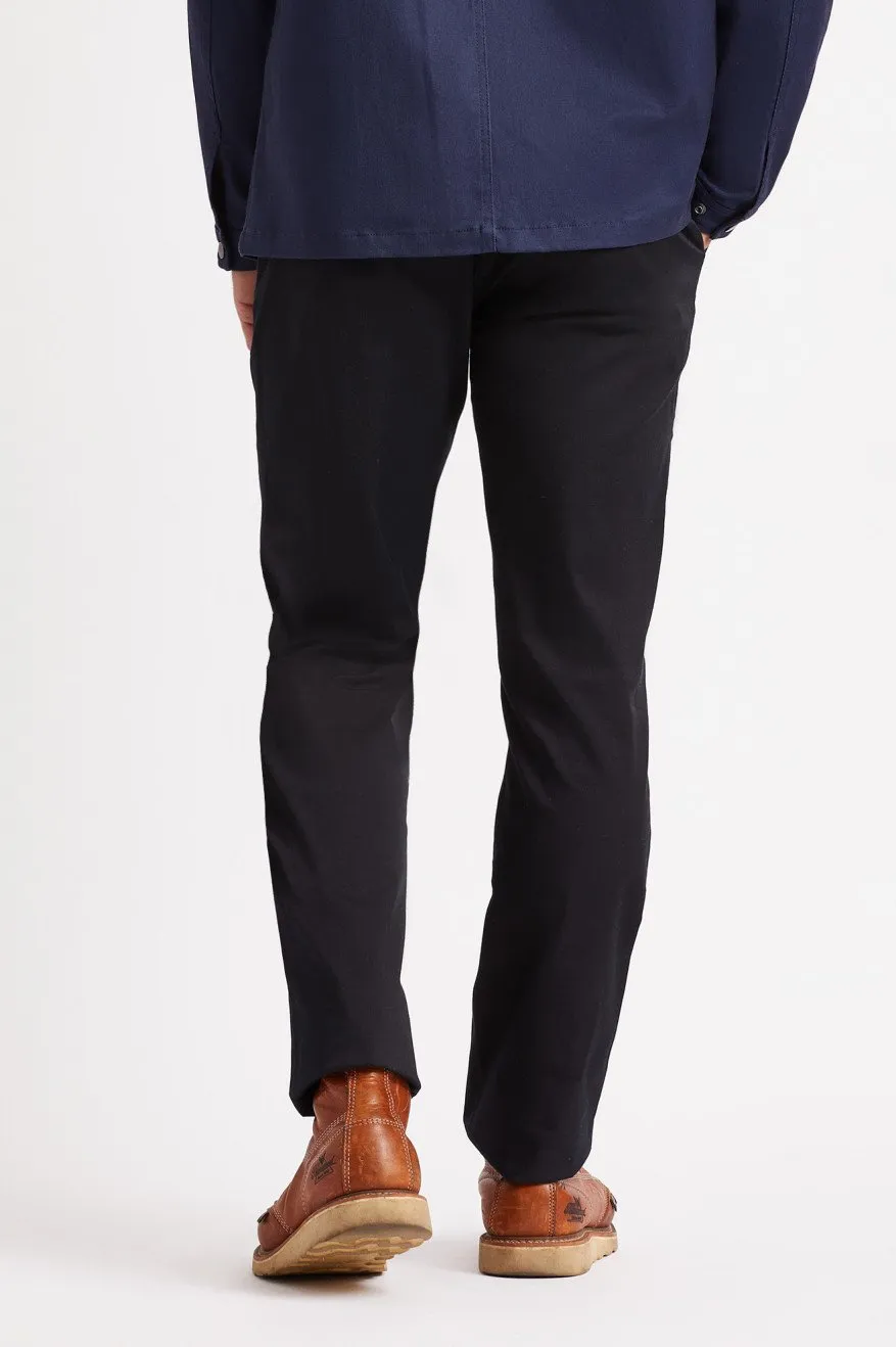 BRIXTON RESERVE CHINO PANT BLACK
